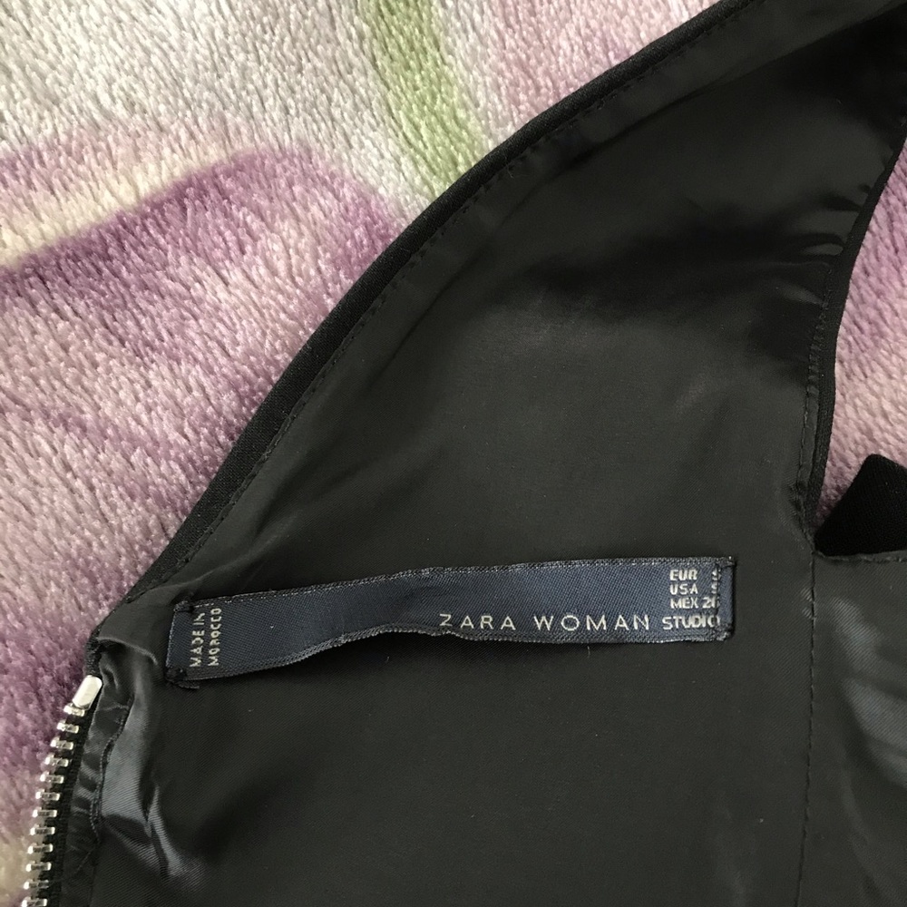 Open Front Black Dress from Zara - Picture 6 of 8